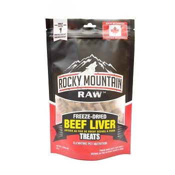 Rocky Mountain Raw Beef Liver Freeze Dried Pet Treats 55g