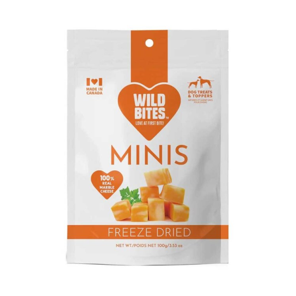 WILD BITES Freeze Dried Marble Cheese 100g