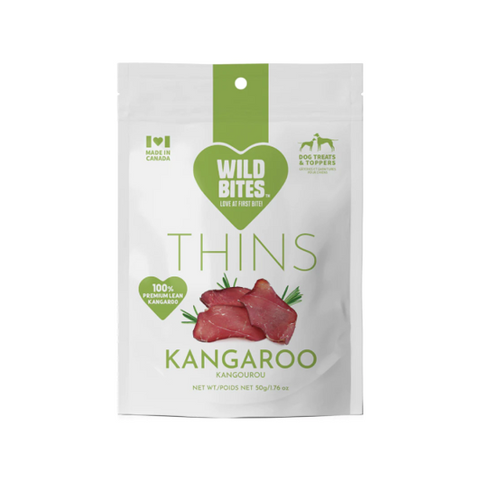 WILD BITES Kangaroo Thins 50g