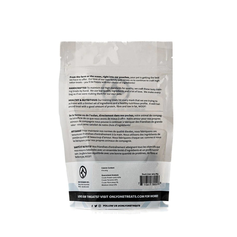 Only One Treats Duck Liver Jerky 85g