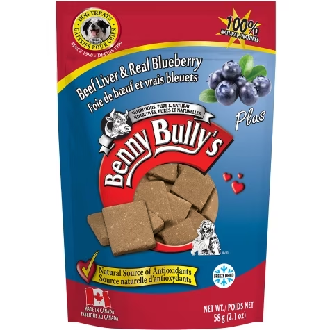 Benny Bully's Beef Liver & Blueberry 2.1oz