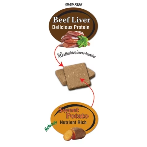 Benny Bully's Beef Liver Plus Sweet Potato 2.1oz