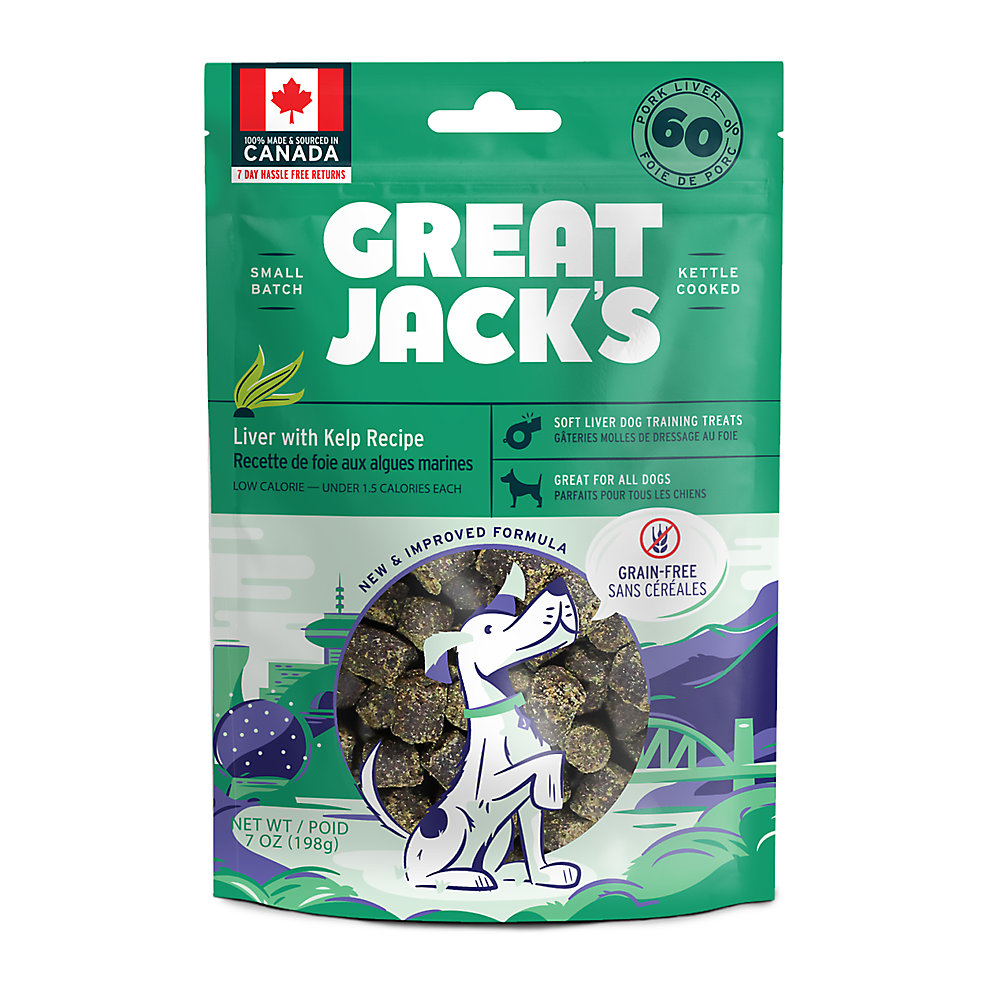 Great Jack's Dog Treats - Liver with Kelp Recipe 56g