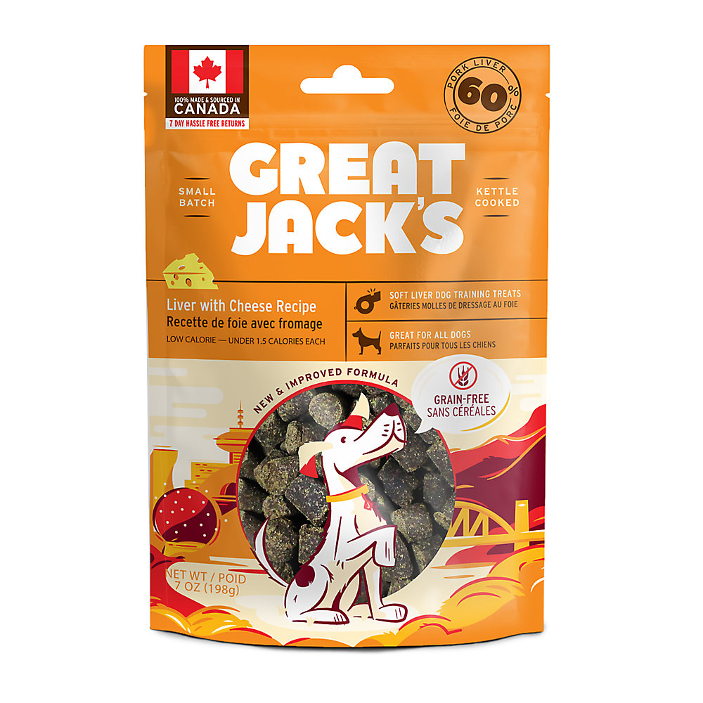 Great Jack's Dog Treats - Liver with Cheese Recipe 56g