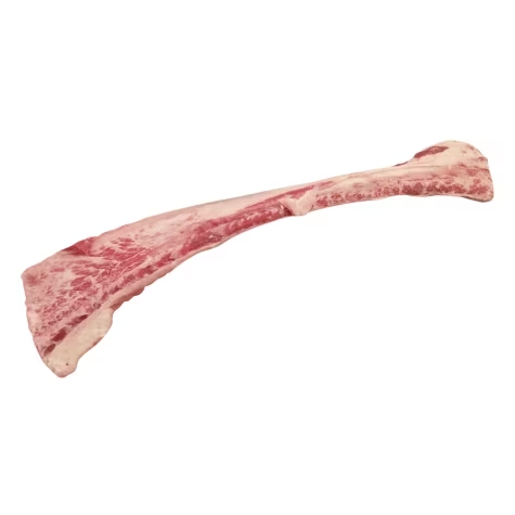 Big Country Raw Beef Flat Rib Bone Large Dog Treats (1 large Rib)